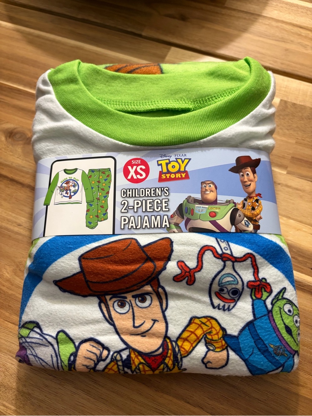 NWT: Disney Pixar Toy Story pajama set size XS